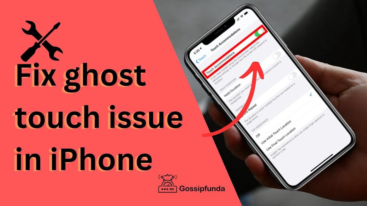 How to fix ghost touch issue in iPhone