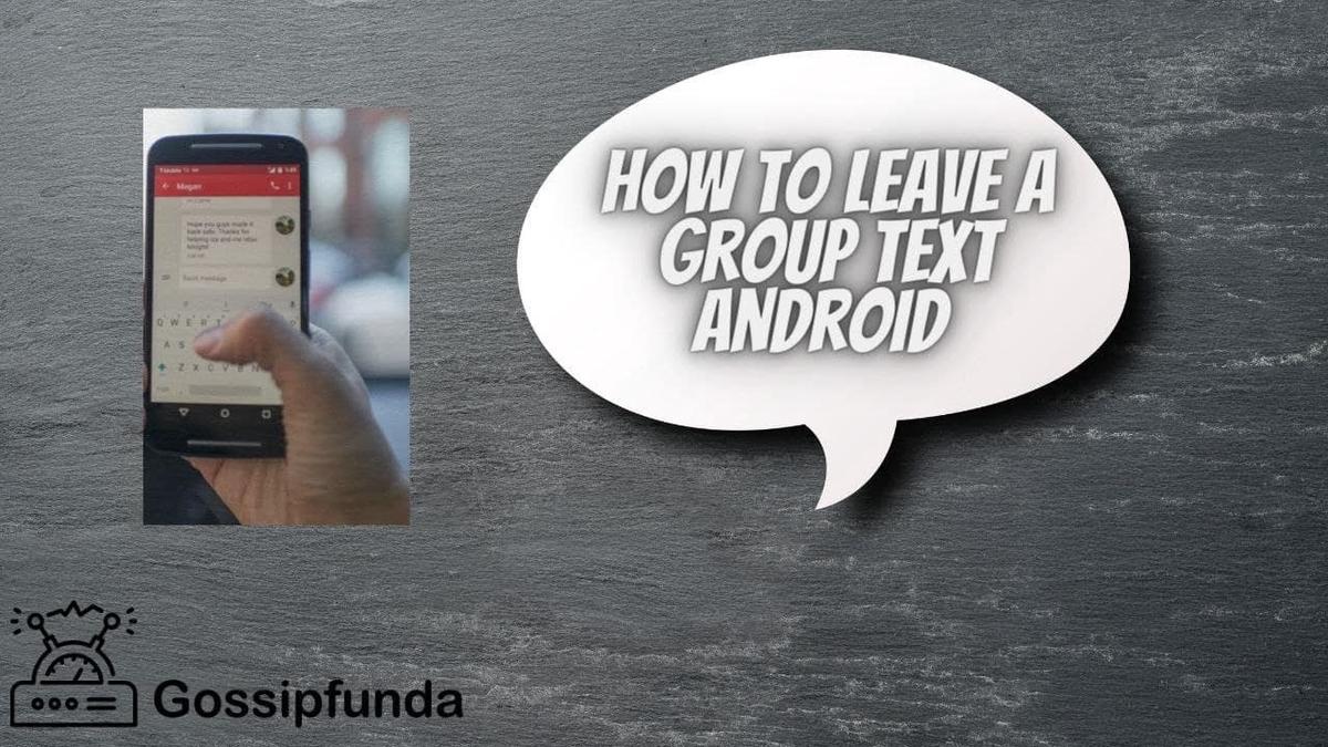 'Video thumbnail for How to leave a group text android'