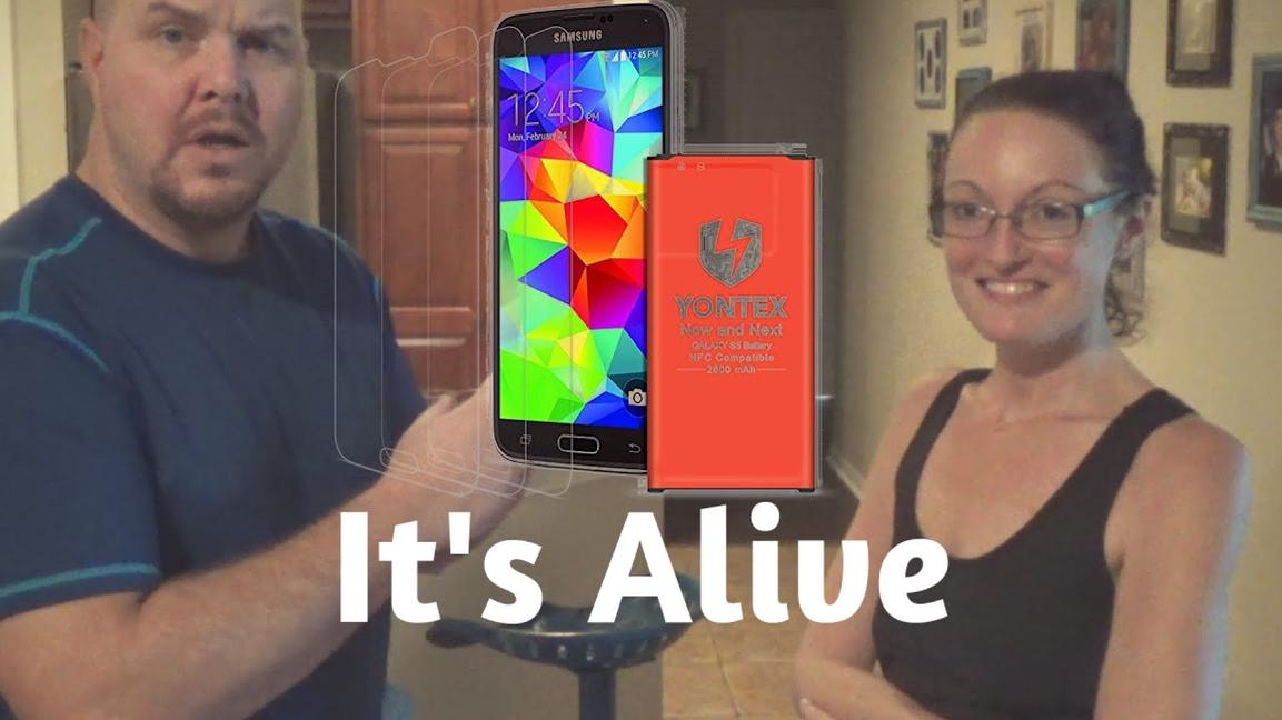 'Video thumbnail for Review Cell Phone Battery with Screen Protectors from YONTEX'
