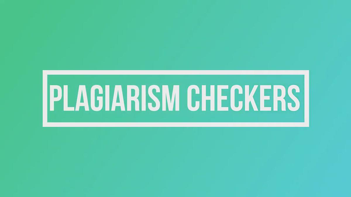 'Video thumbnail for Best plagiarism checkers'