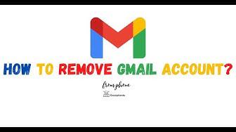 'Video thumbnail for How to remove Gmail or Google account from Android and iPhone'