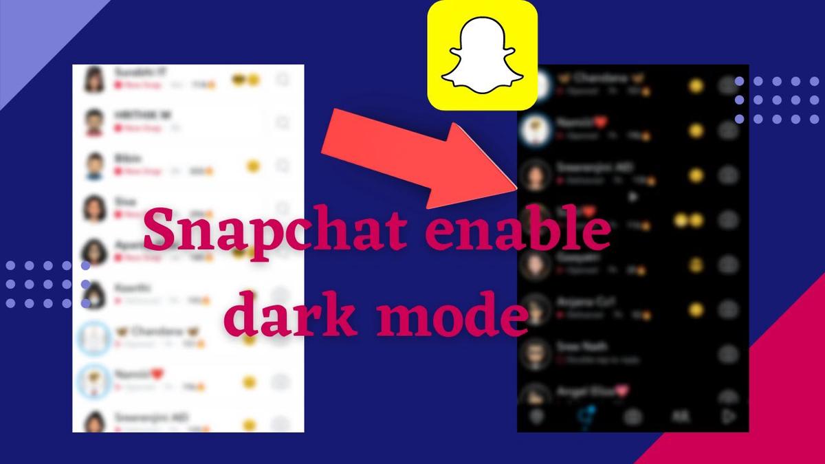 'Video thumbnail for How to put Snapchat on dark mode | Enable dark mode in Snapchat'