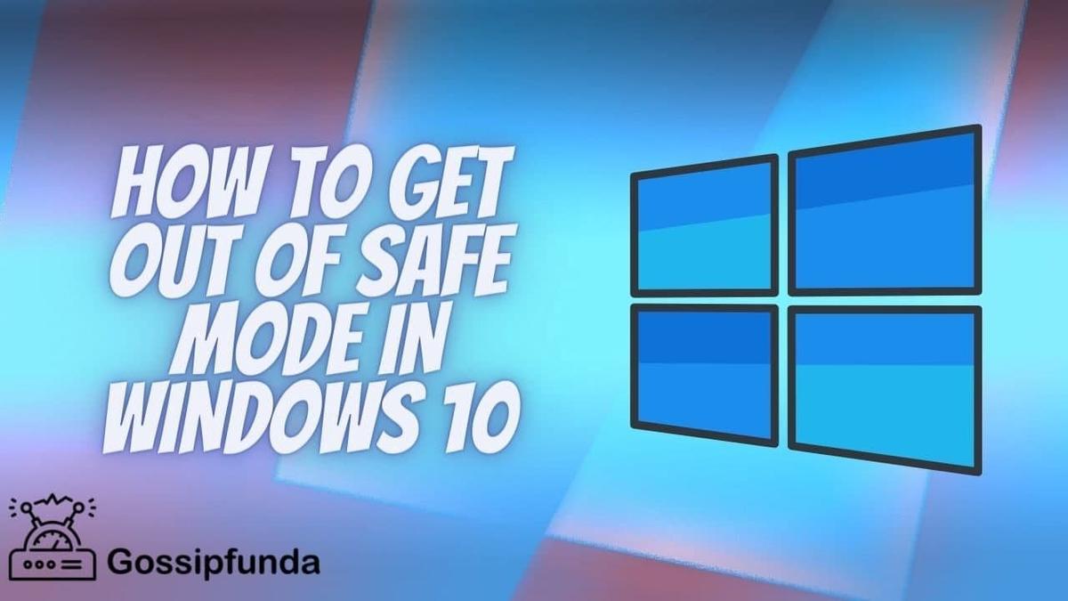 'Video thumbnail for How to get out of safe mode windows 10'