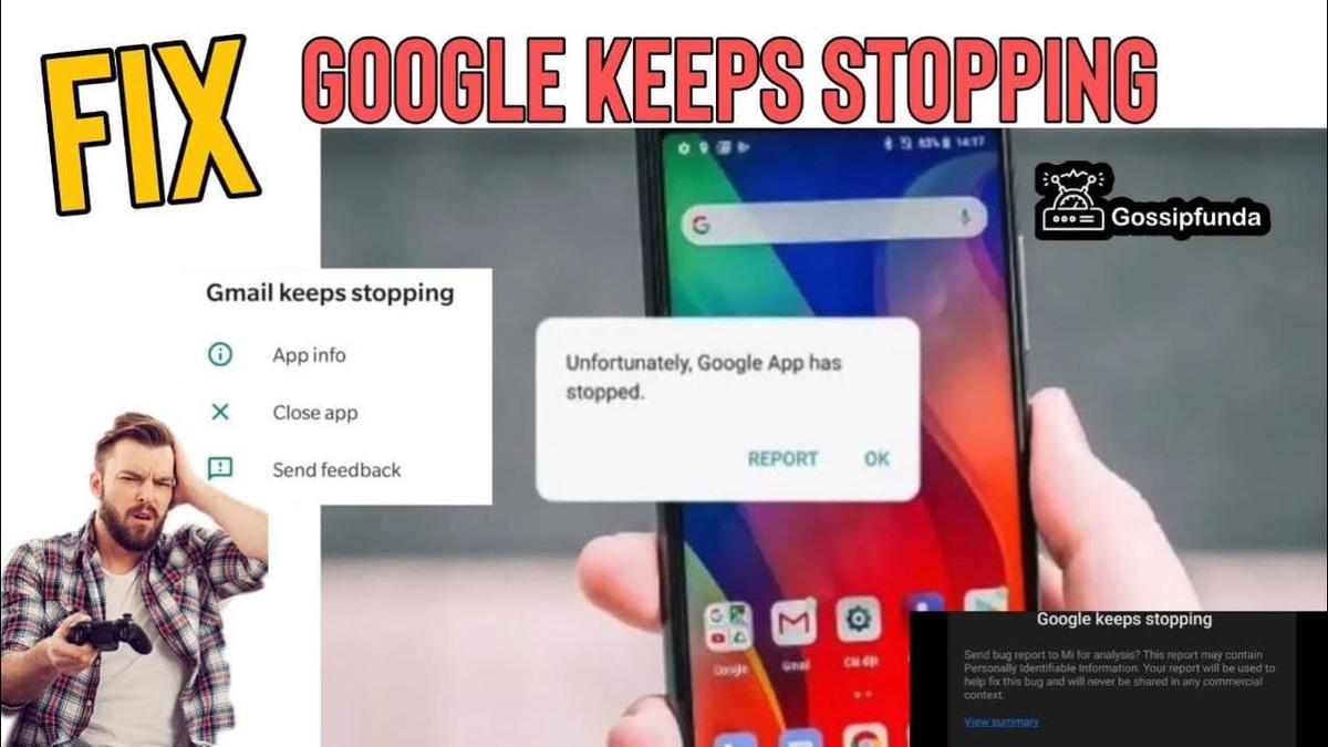 'Video thumbnail for How To Fix Google Keeps Stopping Error 2021'
