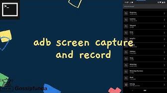 'Video thumbnail for How to screenshot  using ADB | How to do screen capture and record using ADB.'