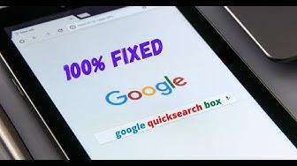 'Video thumbnail for com.google.android.googlequicksearchbox | Google Quick Search Box'