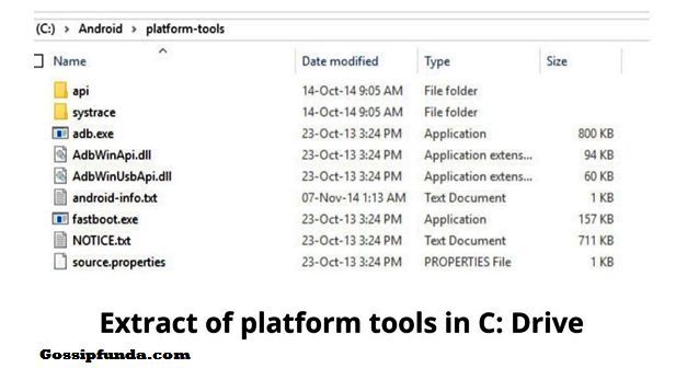 DOWNLOAD SDK ANDROID PLATFORM - TOOLS FOR WINDOWS.