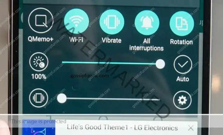 using inbuilt screenshot app in LG