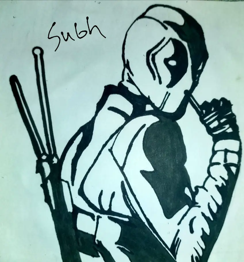 Stencil Art: Deadpool