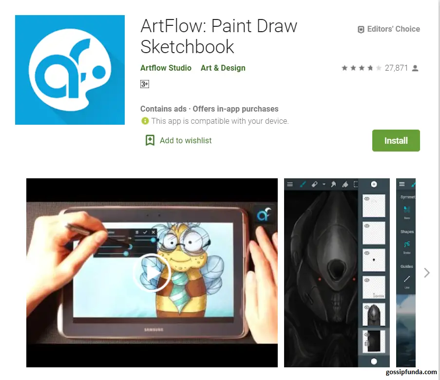 ArtFlow: Paint Draw Sketchbook