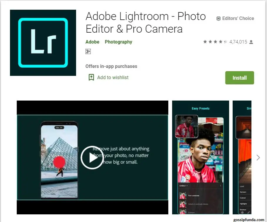 Lightroom- Photo Editor and Pro Camera