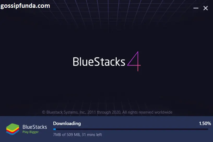 Installing BlueStacks part 2