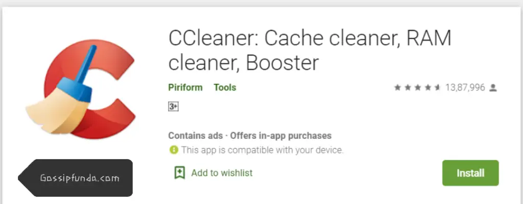 CCleaner: Android Cleaner