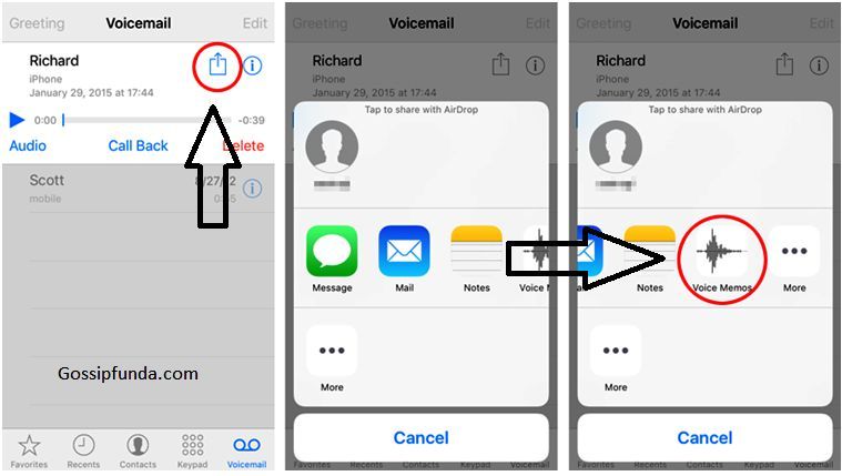 Configuration voicemail on iPhone