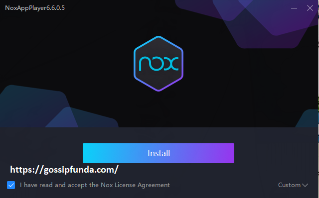 Installing NoxPlayer part 1