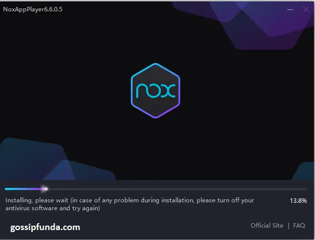 Installing NoxPlayer part 3