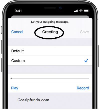 Setting up voicemail on iPhone