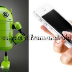 Transfer contacts from android to iPhone