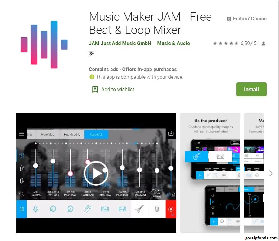 Music Maker Jam in Playstore