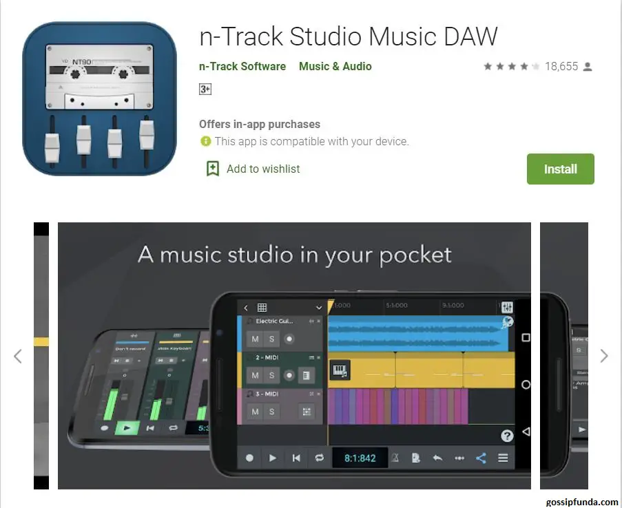 n-Track Studio in Playstore