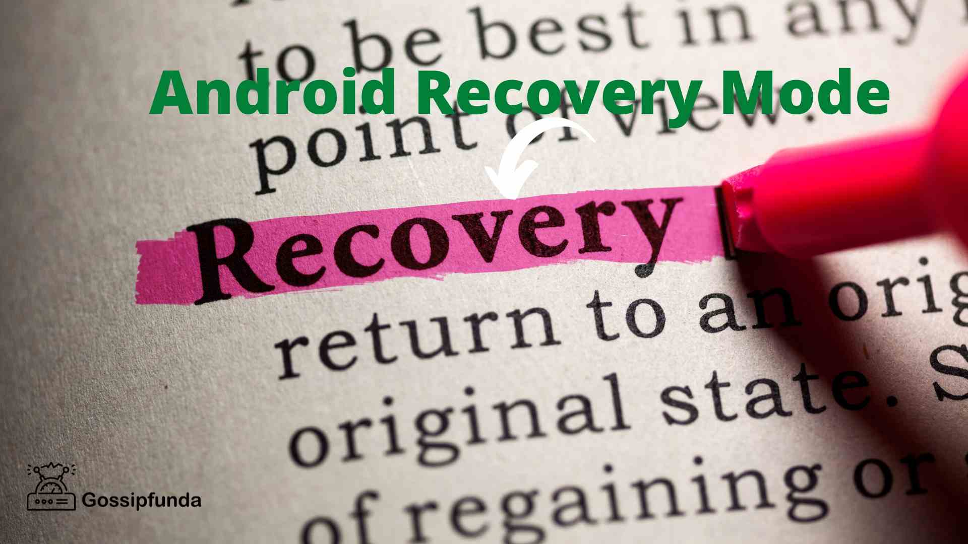 Android Recovery Mode - Backup your data - Gossipfunda.com