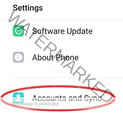 Accounts and Sync