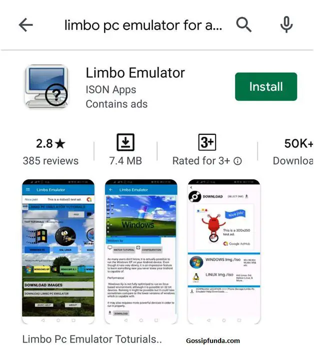 limbo pc emulator 3.0.1 apk