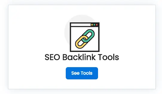 SEO BackLink Tools