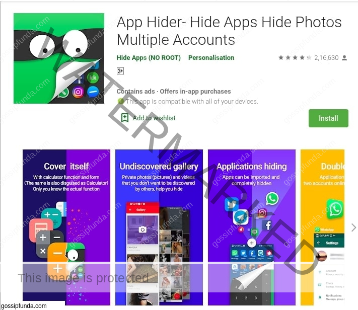 App Hider: Hide app photos and multiple account