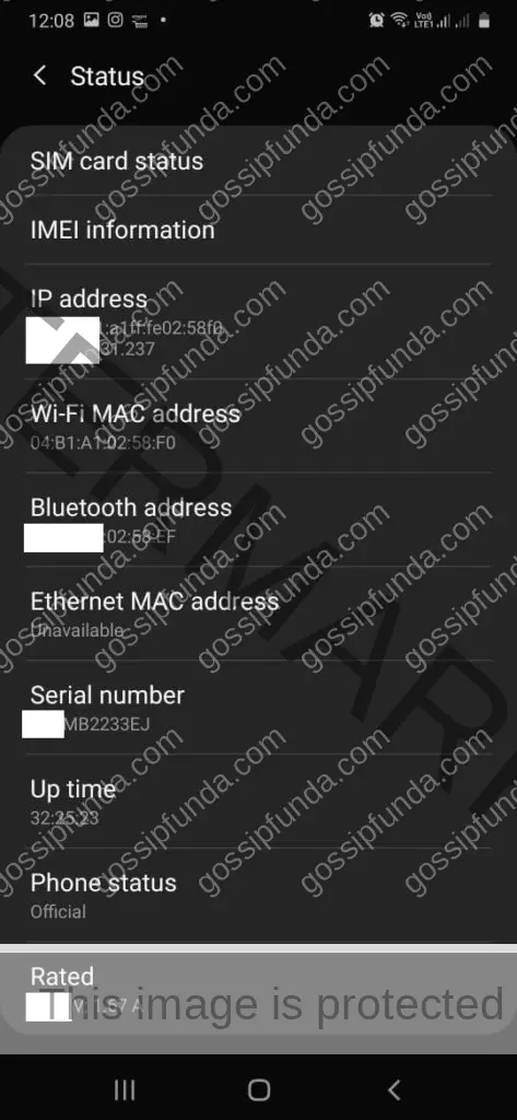 Check MAC address