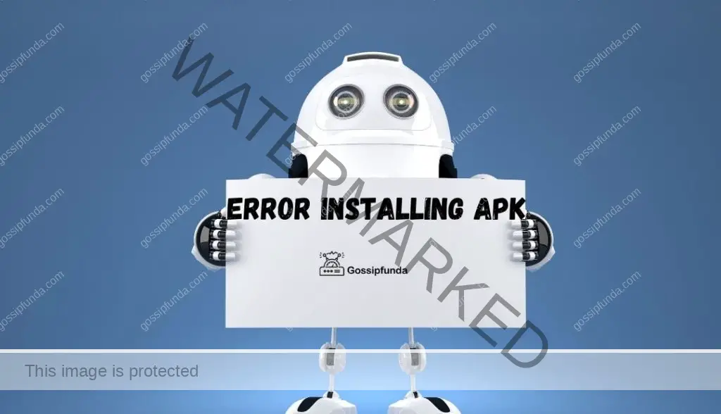 Error installing APK