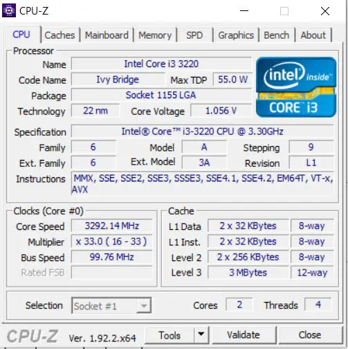 cpu z