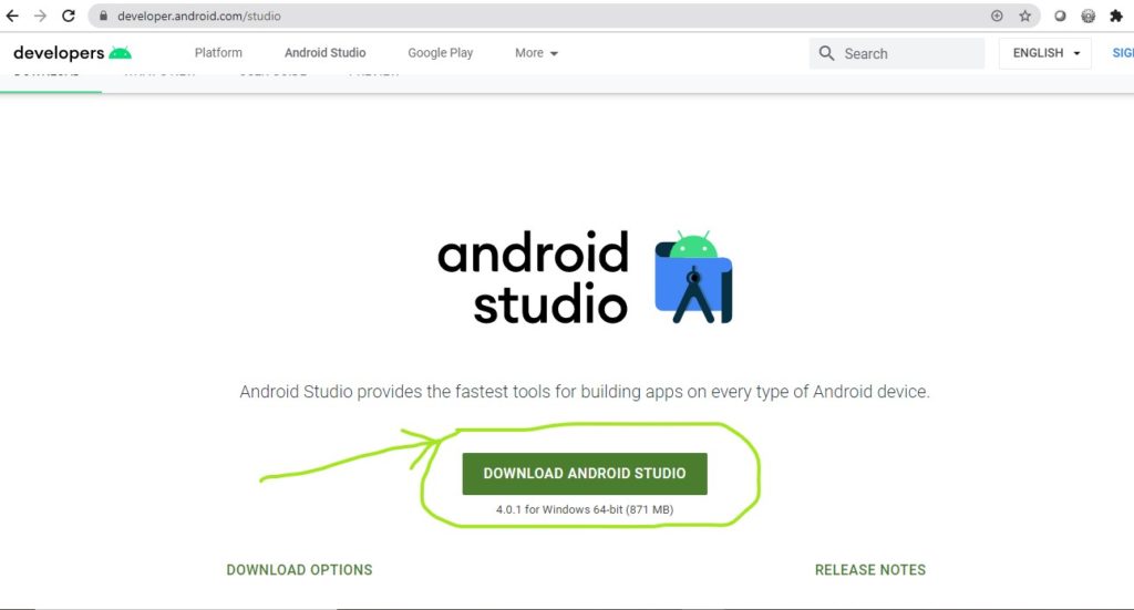 Update the latest Android Studio