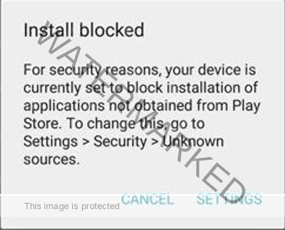 install blocked