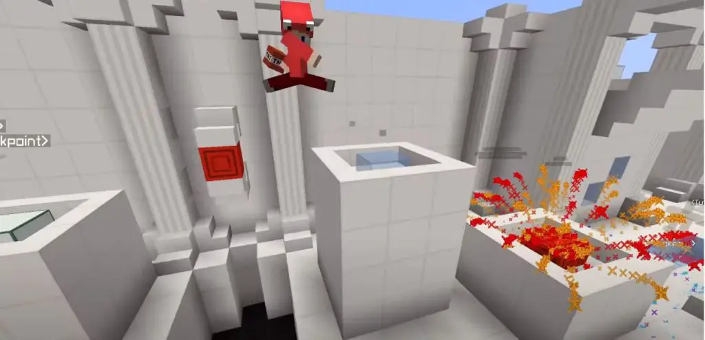 Firework Parkour Minecraft adventure map