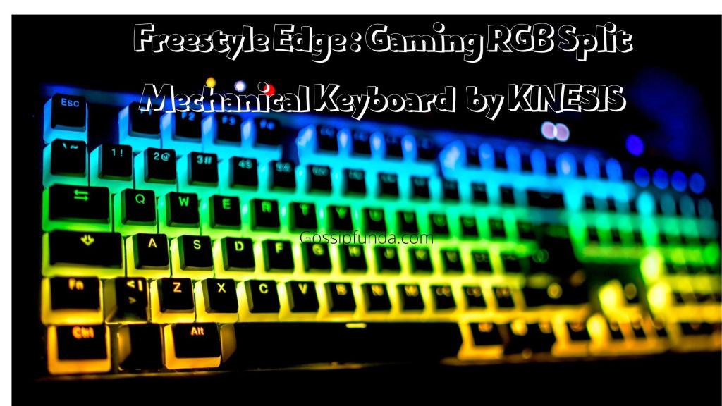 Freestyle Edge : Gaming RGB Split Mechanical Keyboard  by KINESIS