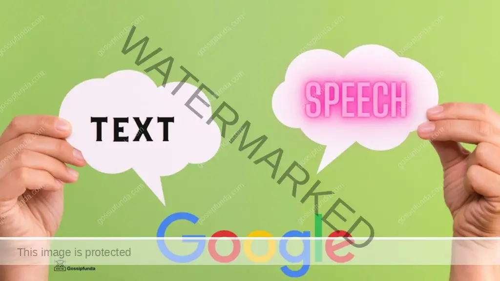 How do I use Google text to speech?