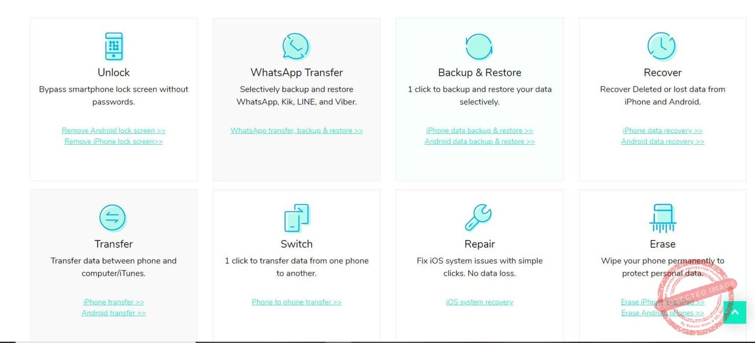Iskysoft Toolbox Data recovery Phone Manager WhatsApp transfer