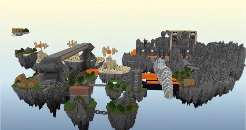 Kingdom of the sky Minecraft adventure maps