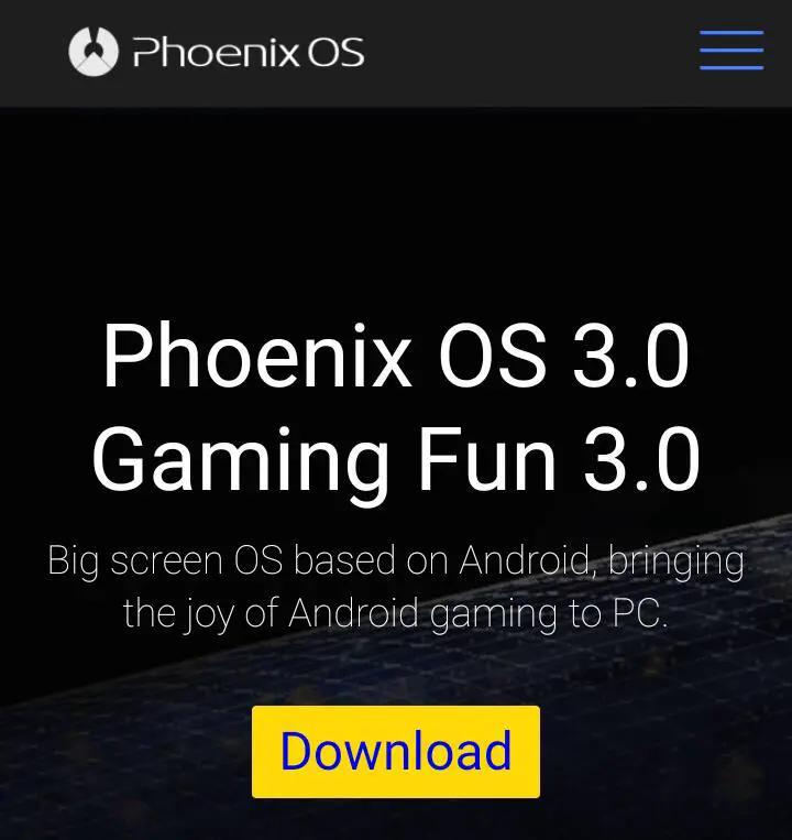 Phoenix Android OS for PC