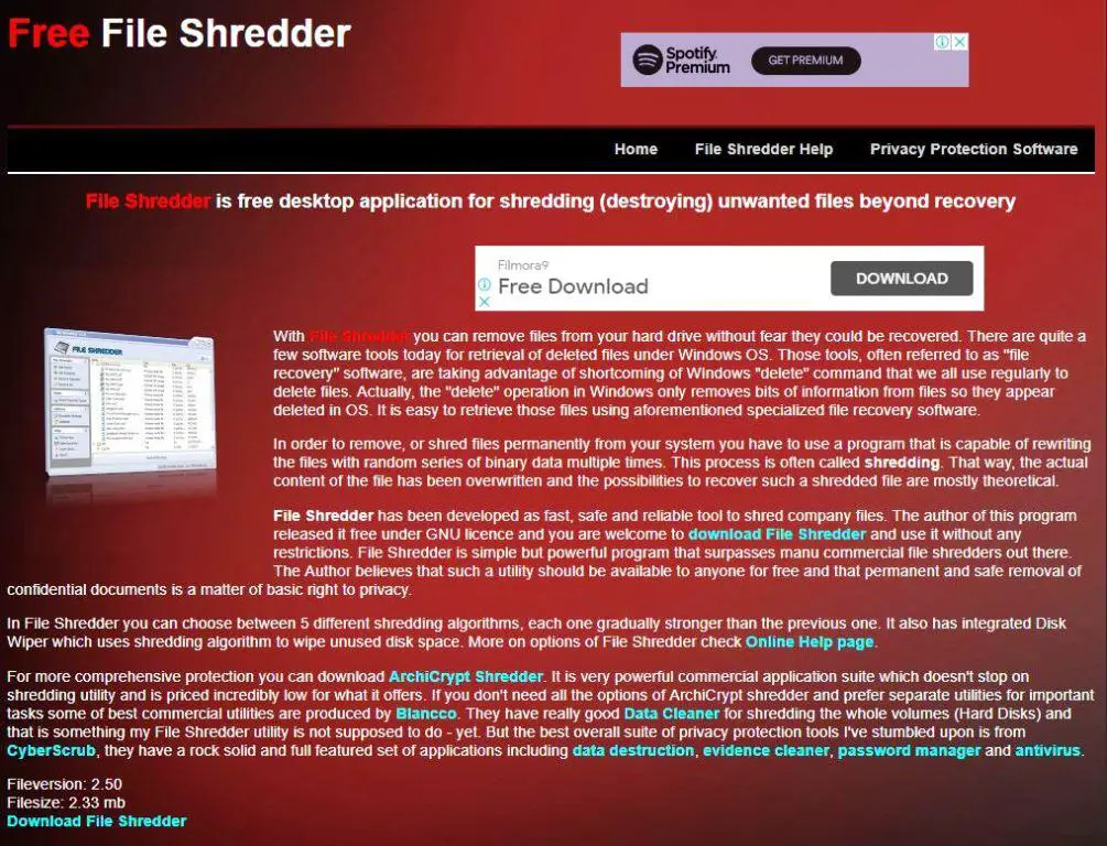 File Shredder