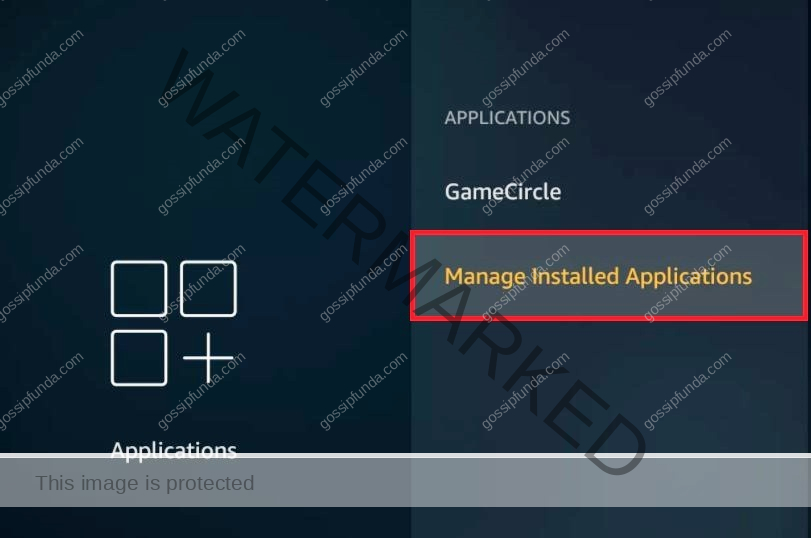 Go to Manage Installed Applications, pick the app you are facing any concern