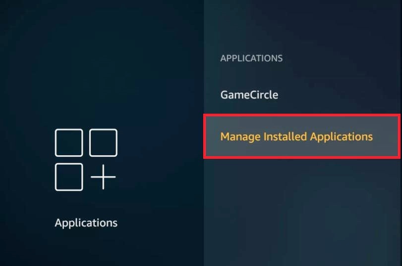 Go to Manage Installed Applications, pick the app you are facing any concern