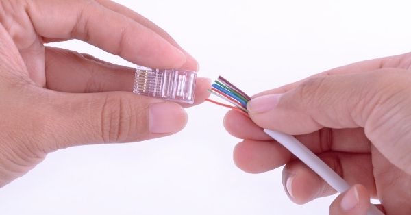 RJ 45 Connector and ethernet cable