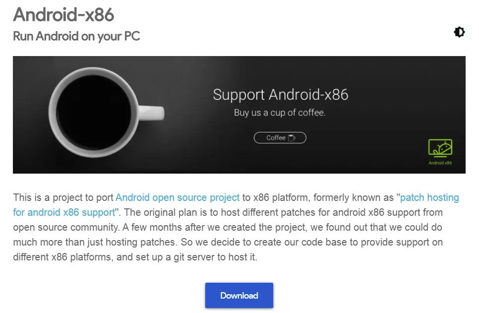 How to download Android x86 for PC?