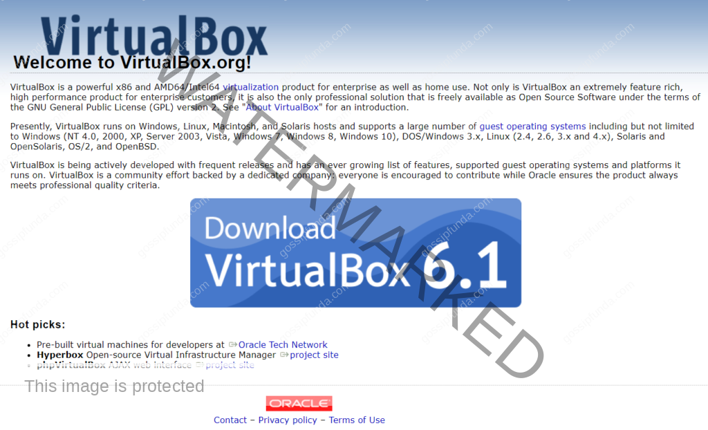 download VirtualBox