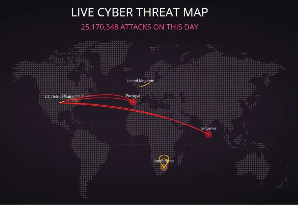 cyber threat map