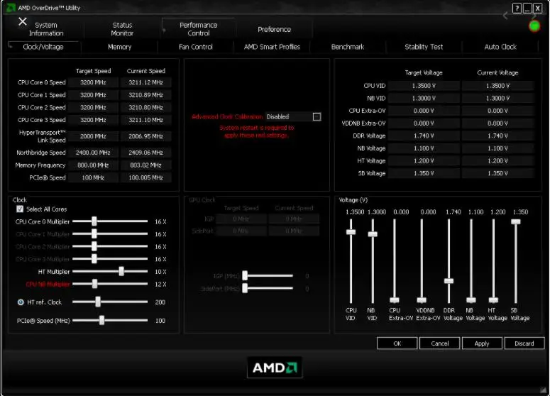 AMD Overdrive