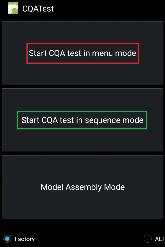 Problems that may be caused by the CQATest App