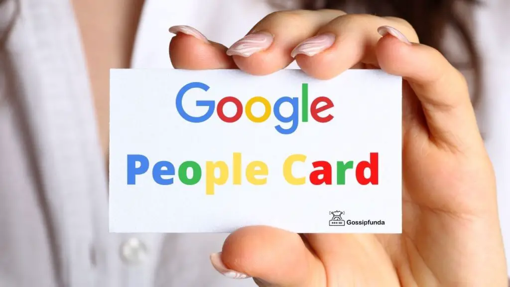 Google People Cards